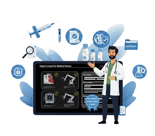 Import Licenses for medical device