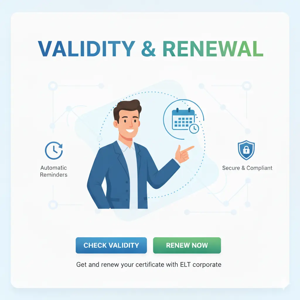 Validity and Renewal with elt corporate