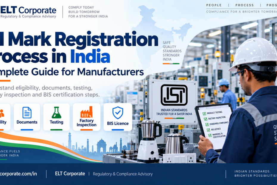 ISI Mark Registration Process in India